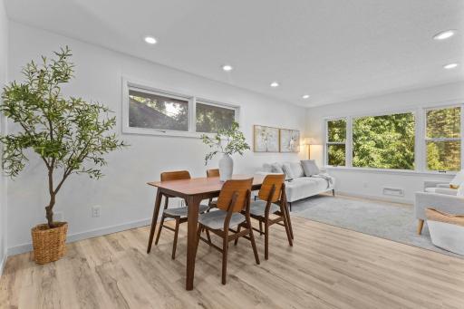 New flooring throughout home