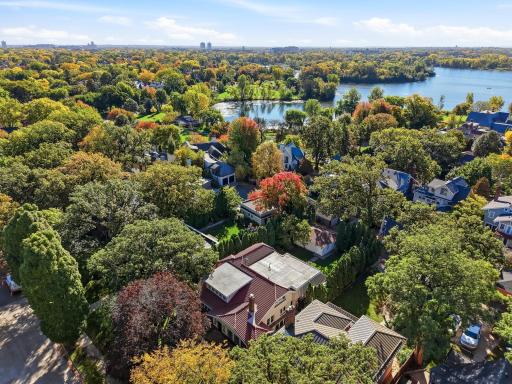 Located steps from the lake, it's a quick walk to the park and trails.