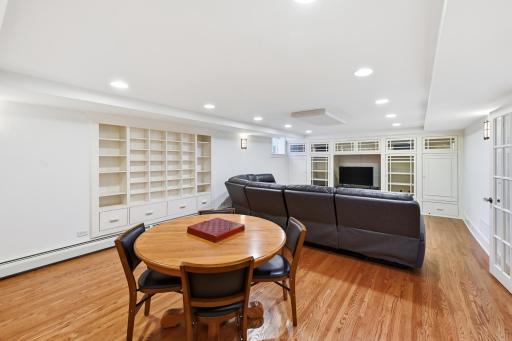 An additional large room perfect for playing games and watching movies.