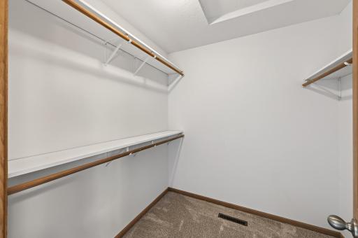Master walk-in closet.