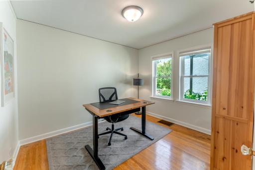 2nd Bedroom on main floor being used as office.