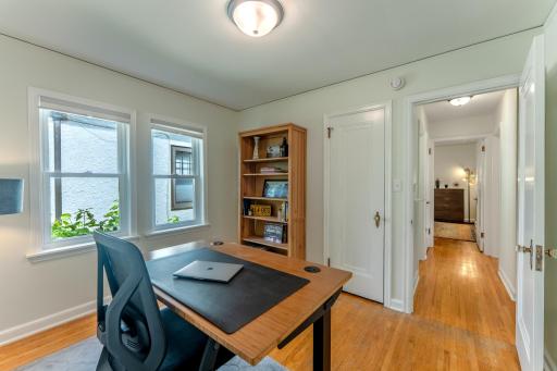 2nd Bedroom on main floor being used as office.