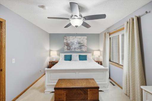 Primary Bedroom, Great light streaming in