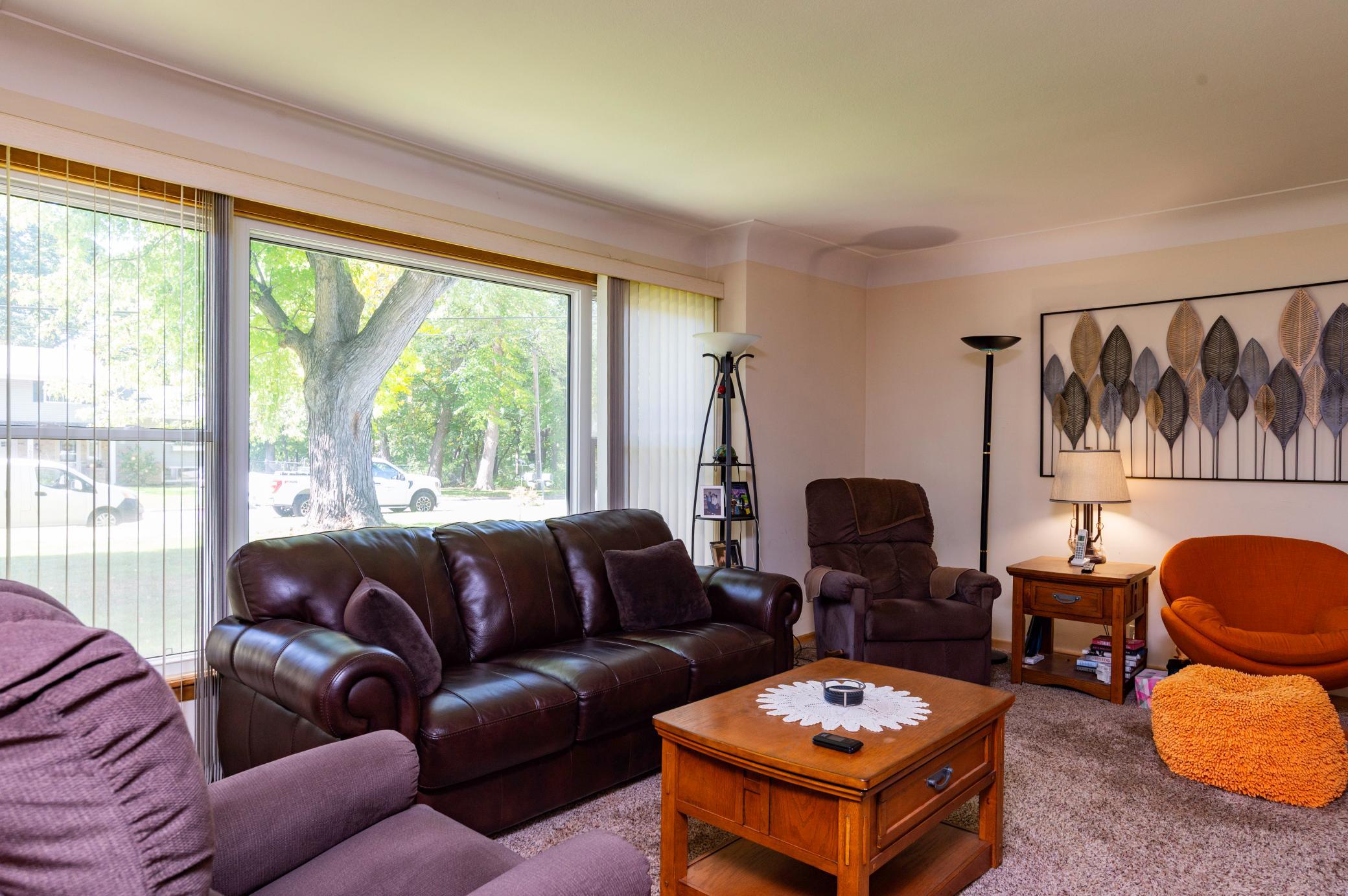 Please note the large west facing window and the period cove ceilings (no popcorn ceilings here.)