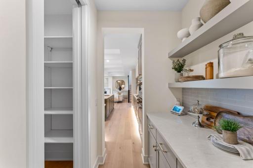 Walk-In Pantry - Not Actual Home, Photos of Model with the same layout