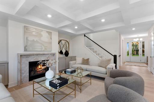 Living Room - Not Actual Home, Photos of Model with the same layout