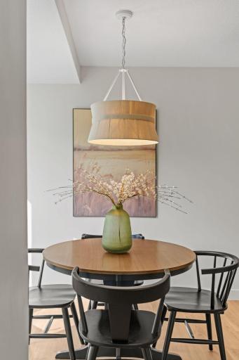 Warm, soft lighting and beautiful finishes