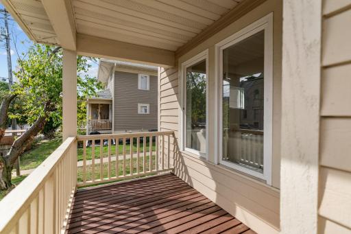 Sit on your front porch with your morning coffee