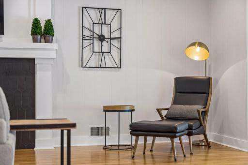 A reading space to curl up with your favorite book