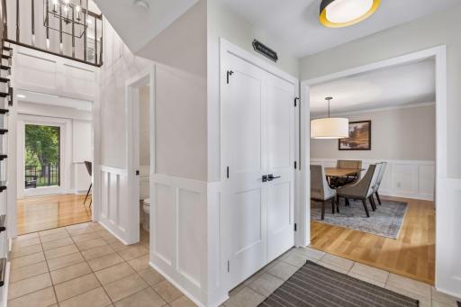 Stunning woodwork, doors and trim throughout