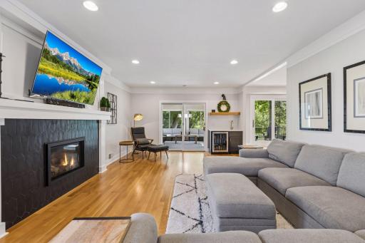 Notice the fabulous hardwood floors here as well