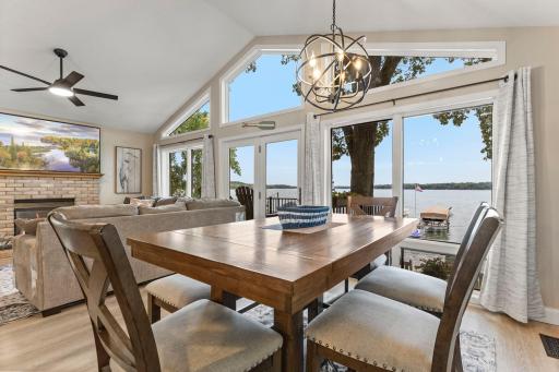 Stunning dining room views