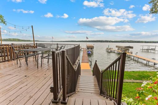 Steps to the lake
