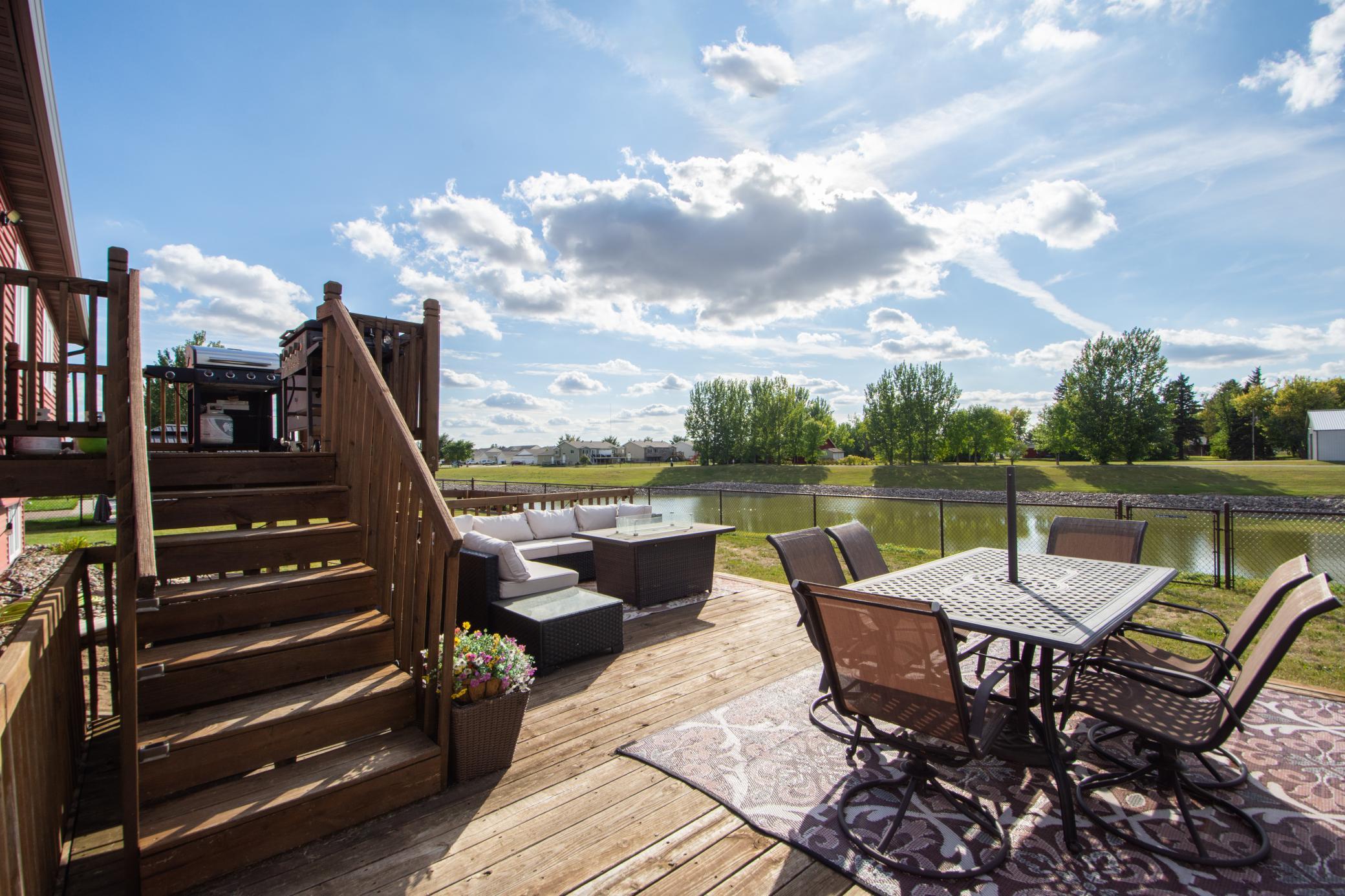 two tiered deck