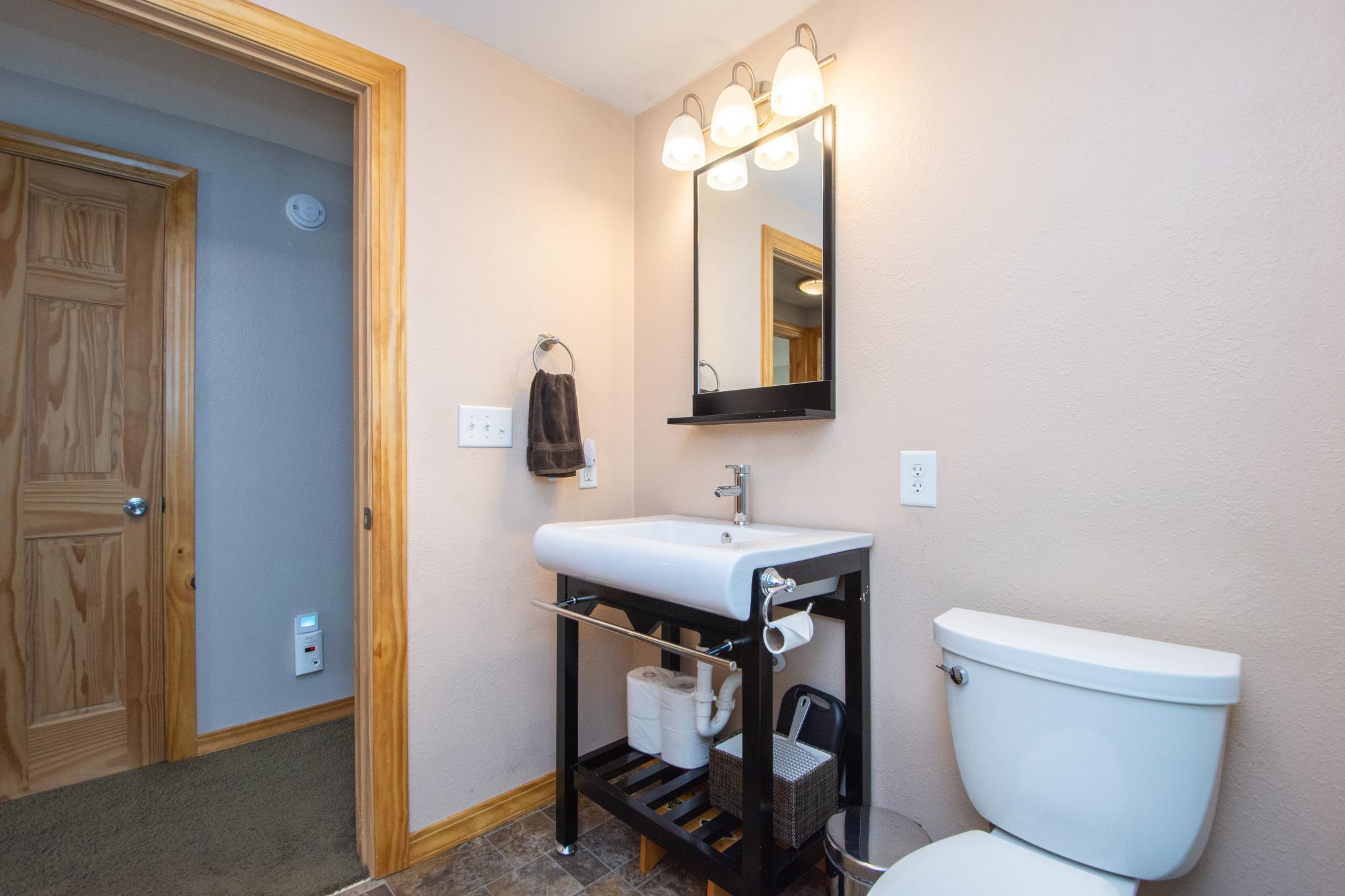 full bath-lower level
