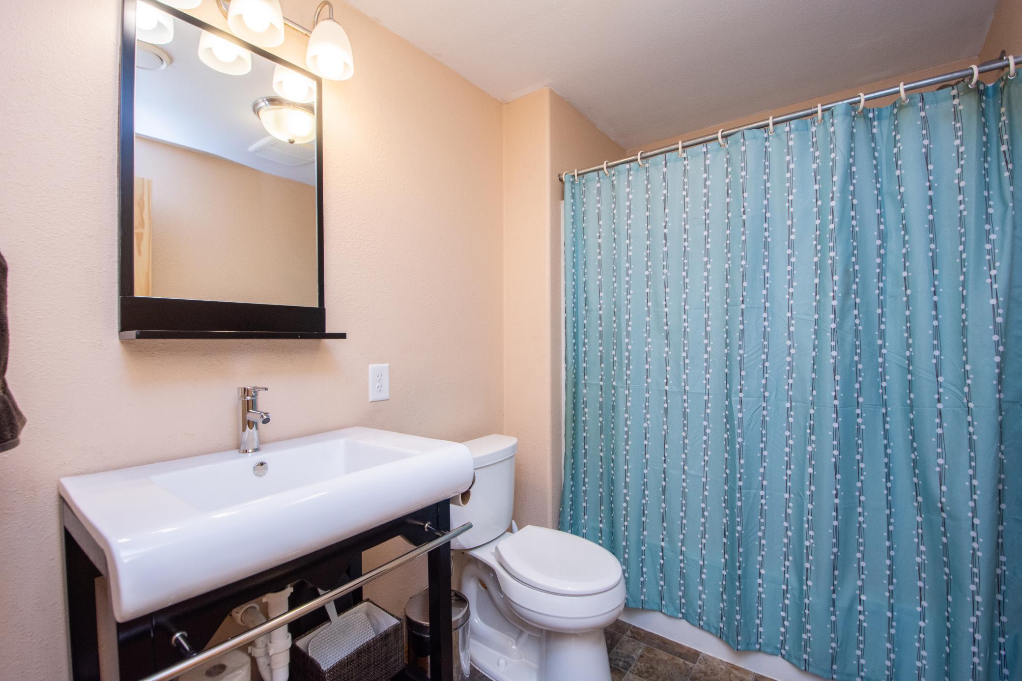 full bath-lower level