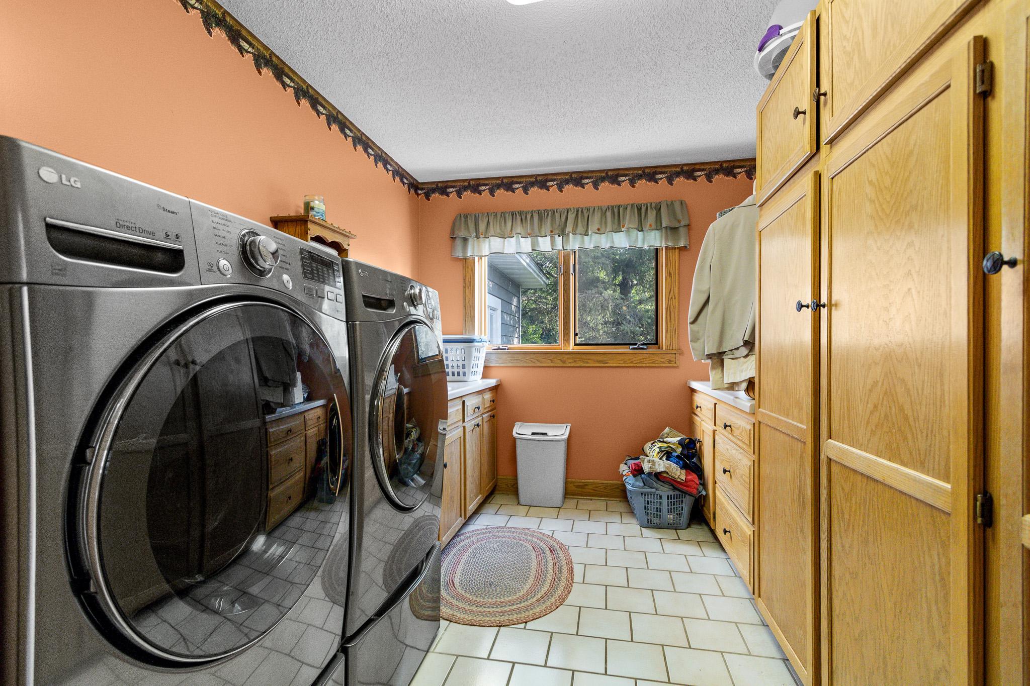 Main floor laundry room.