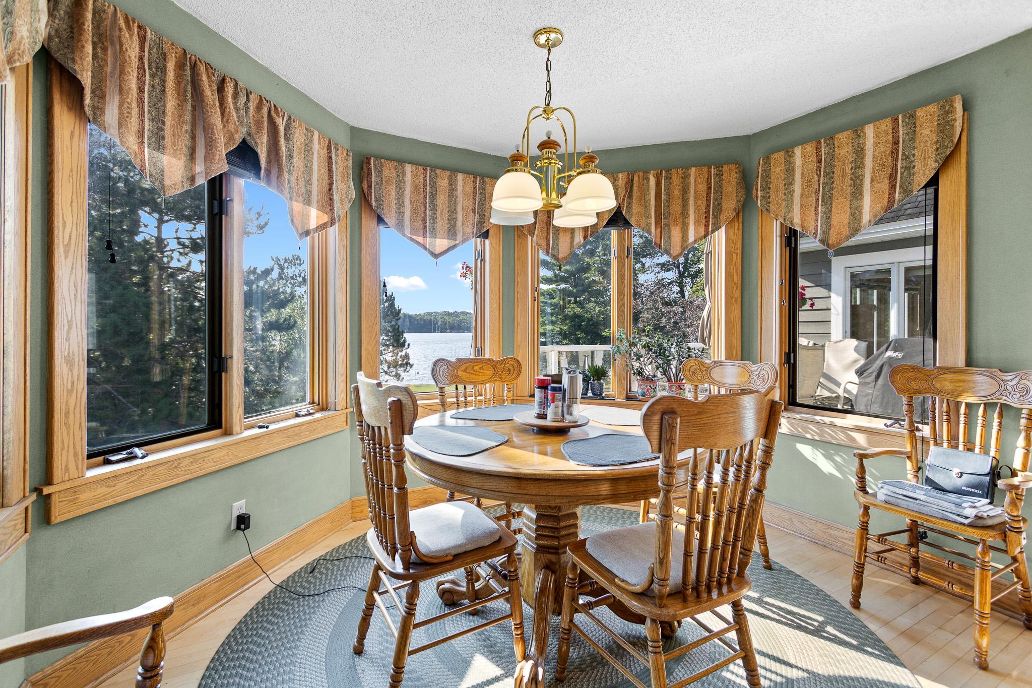 Eat in kitchen area.