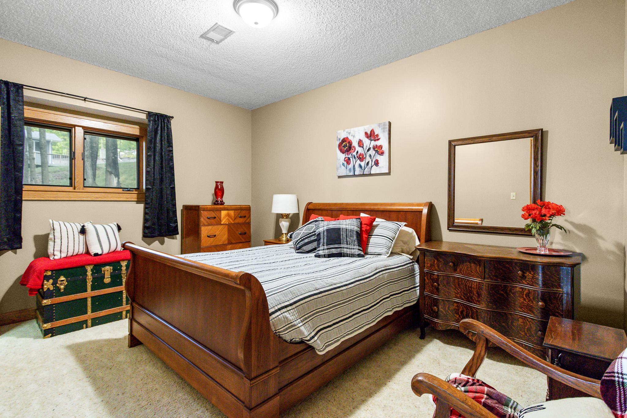 Lower level bedroom #2.