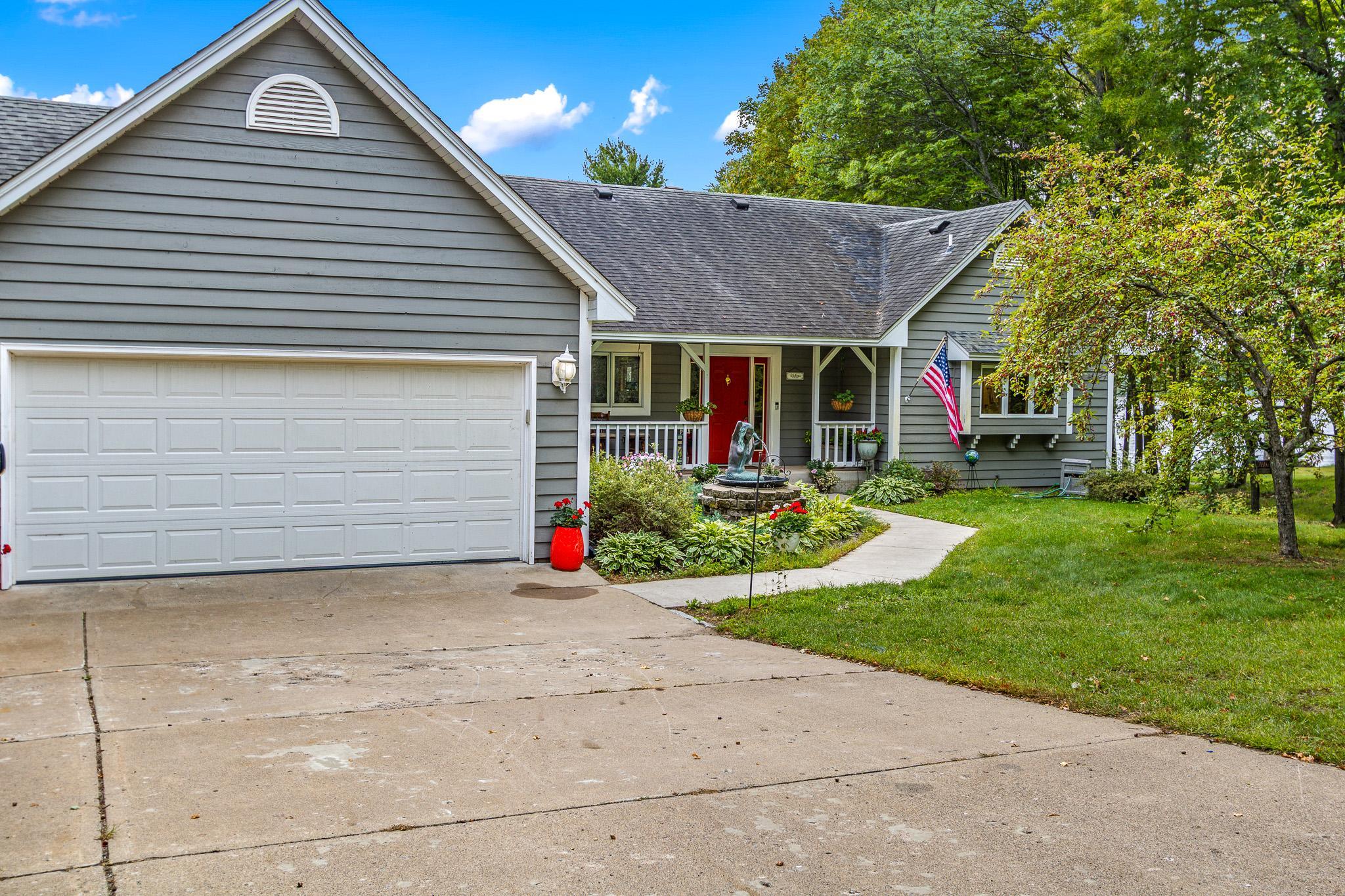 Over sized garage.