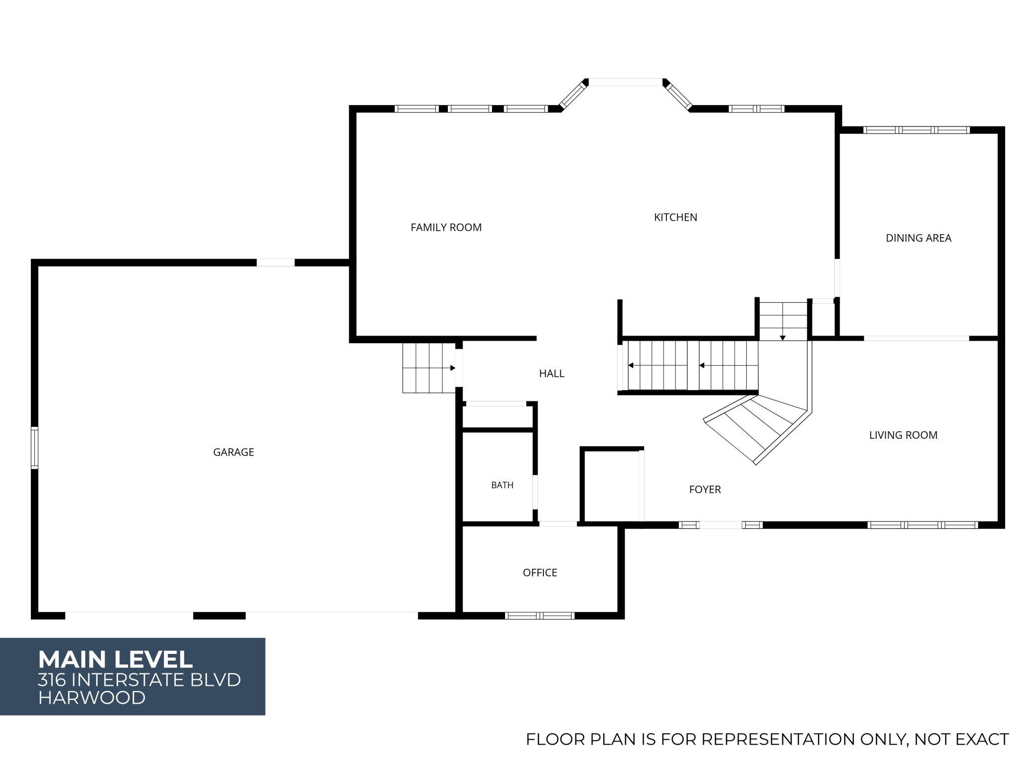 Main Level Floor Plan