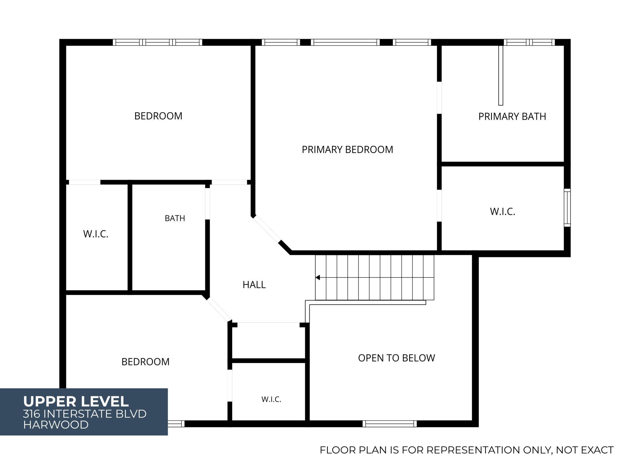 Upper Level Floor Plan