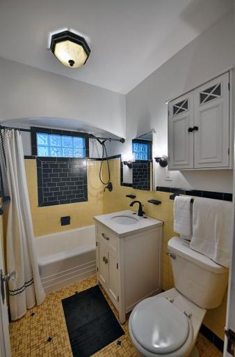 Adorable and vintage main floor bathroom!
