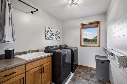 Upper level - convenient laundry - bright space utilizing all the space