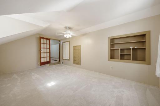 The 2nd upstairs Bedroom Closets and Shelves