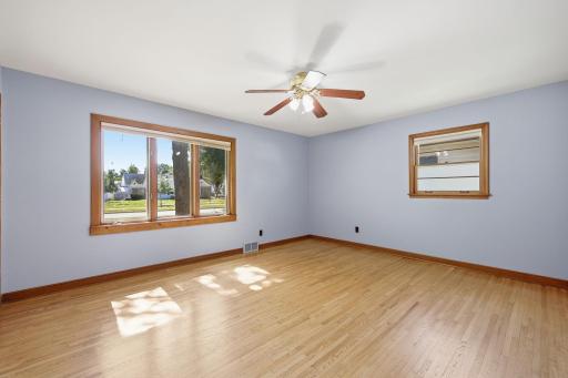 The larger of the two main floor Bedrooms