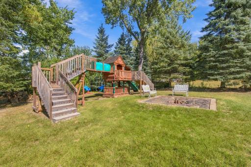 Custom Stone Fire Pit Swing set will not stay.jpg
