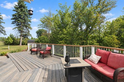 The Deck Wraps Around The Back of the Home