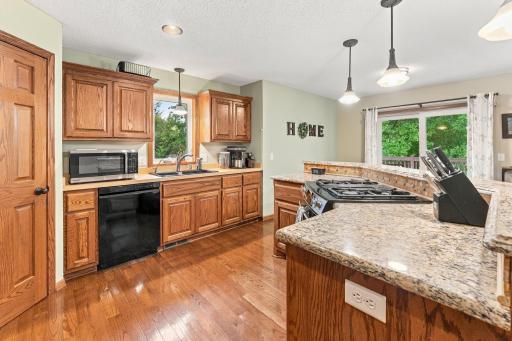 plenty of counter space for preparing your meals