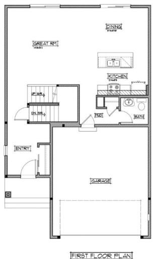 Main Level Floor Plan. Information deemed reliable but not guaranteed.