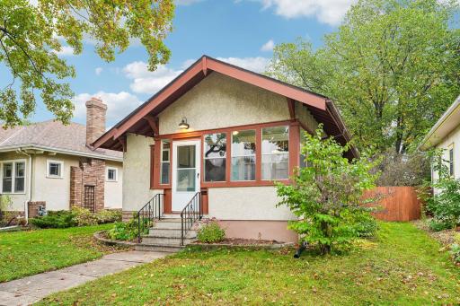 Front exterior showcasing the homeâs classic bungalow character