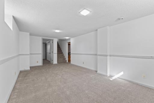The spacious finished lower level provides plenty of room for a second family room, recreation space or whatever fits your lifestyle.