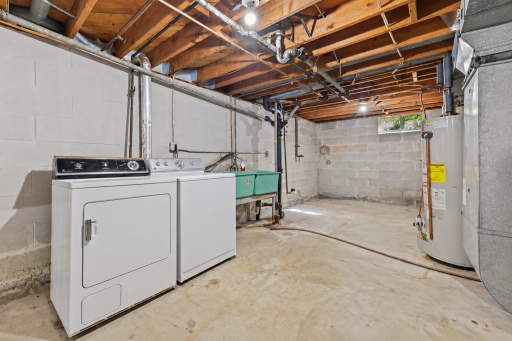 With this much unfinished space to work with, the lower level offers incredible flexibility to create additional living space, a home office, gym, playroom or whatever best fits your needs! All while adding value to the home.