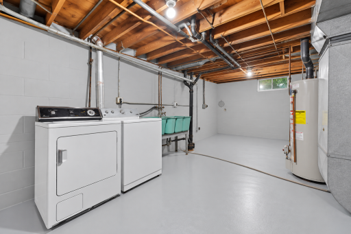 With this much unfinished space to work with, the lower level offers incredible flexibility to create additional living space, a home office, gym, playroom or whatever best fits your needs! All while adding value to the home.
