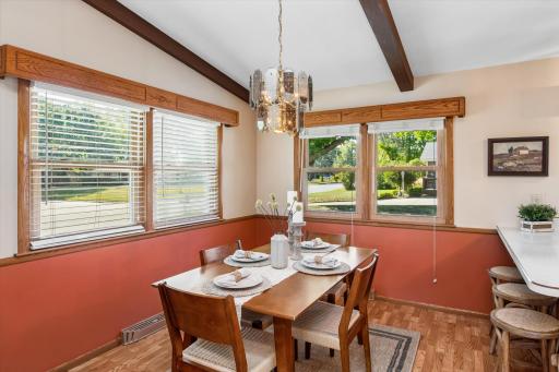 Informal dining space