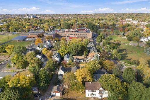 green space and walk to art a whirl and breweries!