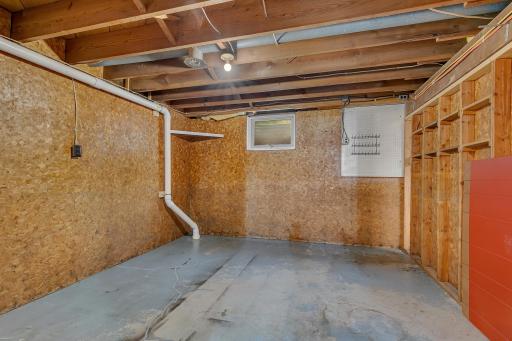 Add more bedrooms or an office in the lower level