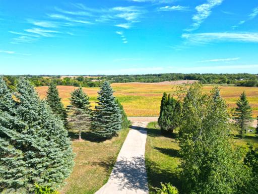 Property is located on quiet dead end road with panoramic views of the lake and open country side.