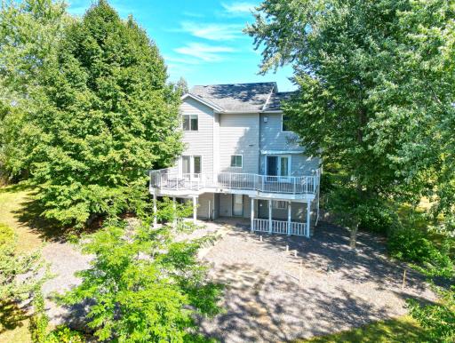 Plenty of lakeside entertaining space for friends and family to enjoy when they visit.