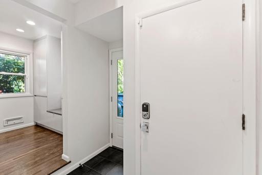 Mudroom and Access to Garage Located Off of Kitchen