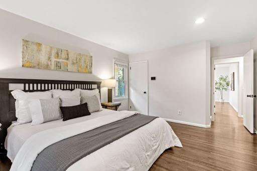 Owners Suite with 1/2 Bathroom and Large Closet