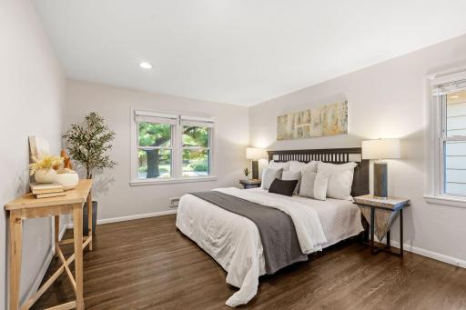 Owners Suite with 1/2 Bathroom and Large Closet