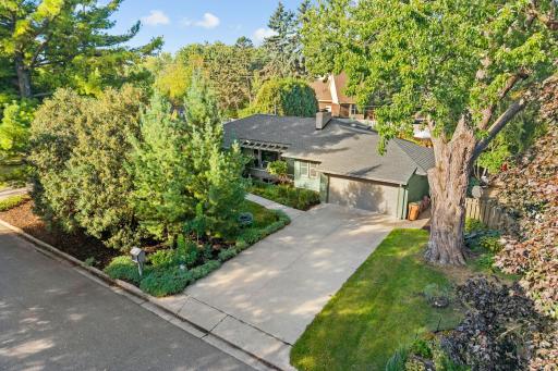 Lush, Mature Landscaping Along with a Quiet, Cul-De-Sac Road Gives This Home So Much Privacy