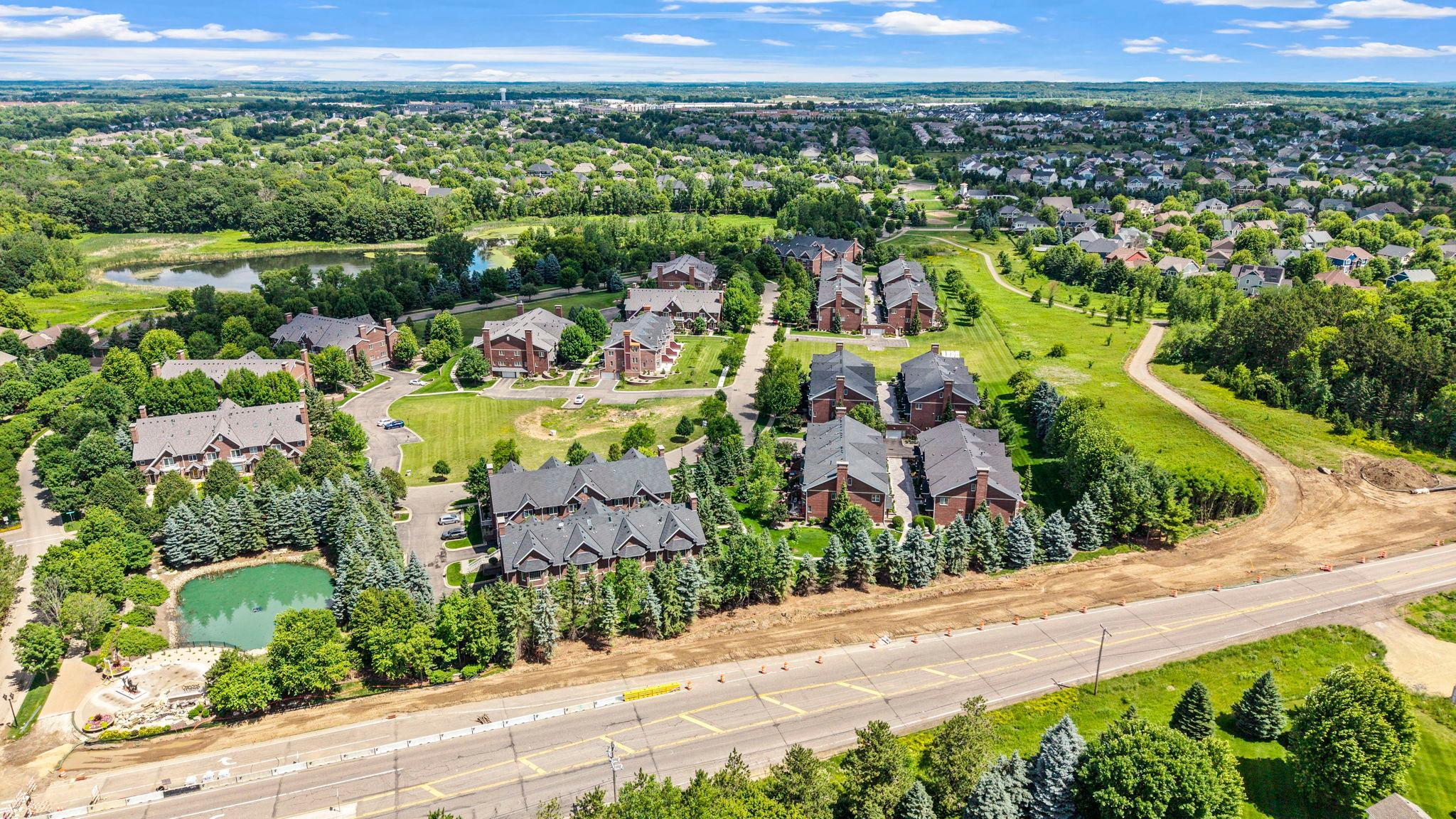 Dancing Waters Aerial
