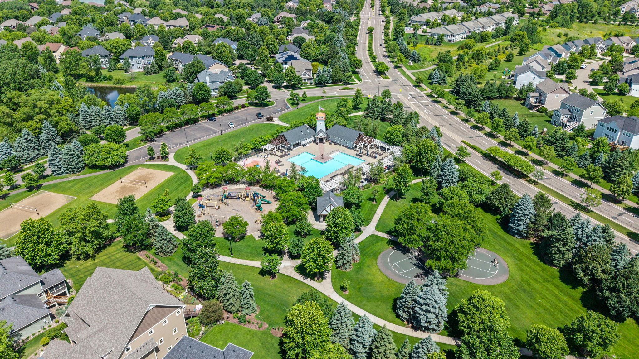 Aerial of Common Area