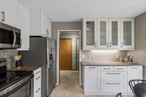 New kitchen in 2020 with granite countertops and stainless steel appliances